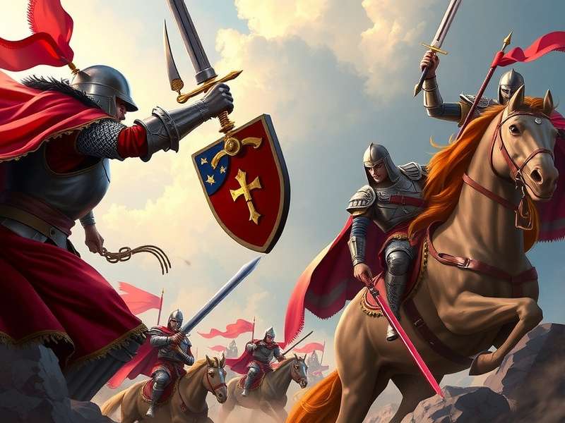 Royals Glory Noble Crusade Epic Battle Scene